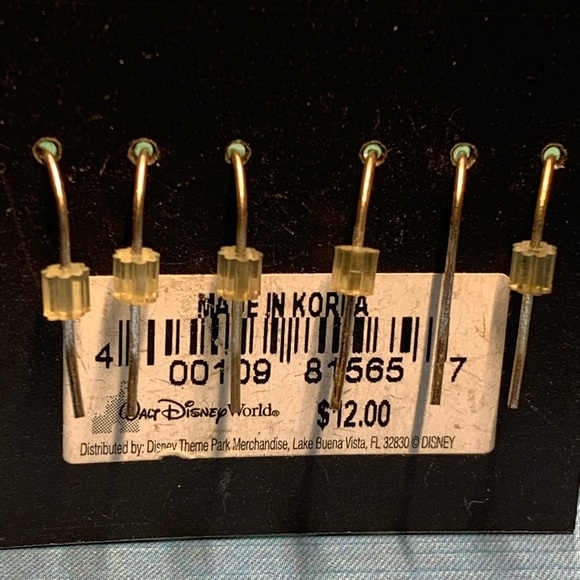 Dangling Mickey WDW Blue and Pink Earrings - Picture 4 of 4